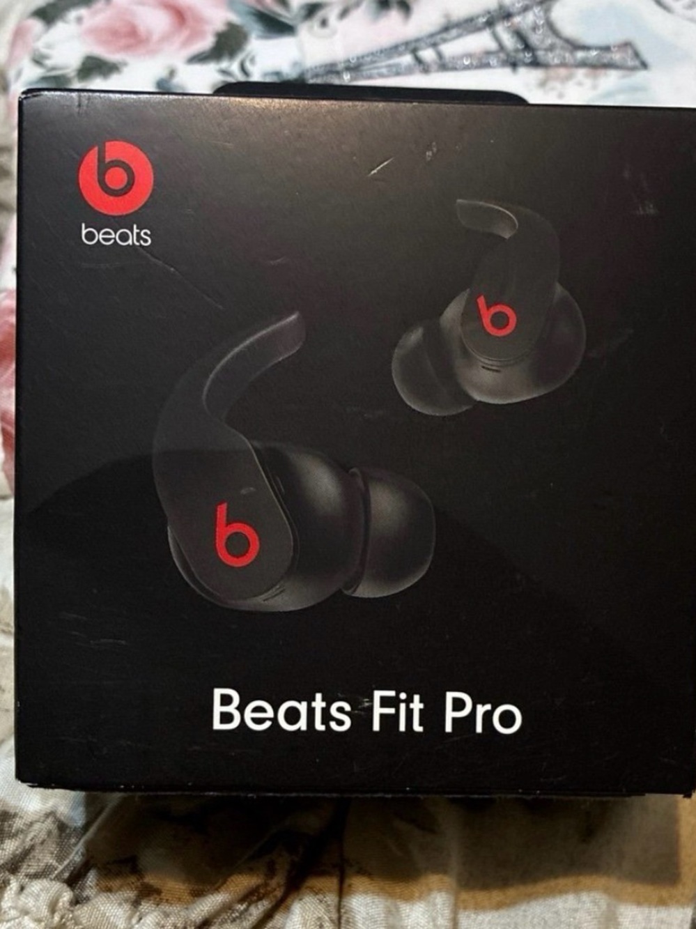Beats by Dre Beats Fit Pro Wireless Earbuds - Black with Red Logo